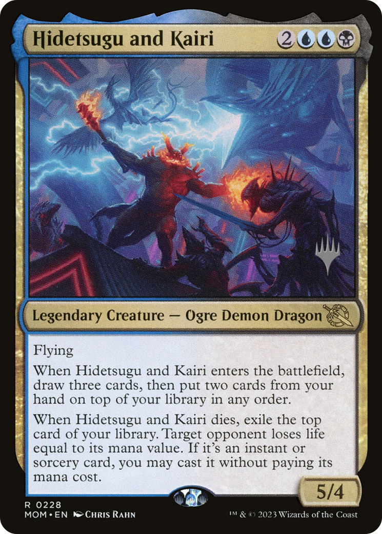 Hidetsugu and Kairi (PMOM-228P) - March of the Machine Promos - Premium MTG Single from Wizards of the Coast - Just $0.08! Shop now at Game Crave Tournament Store
