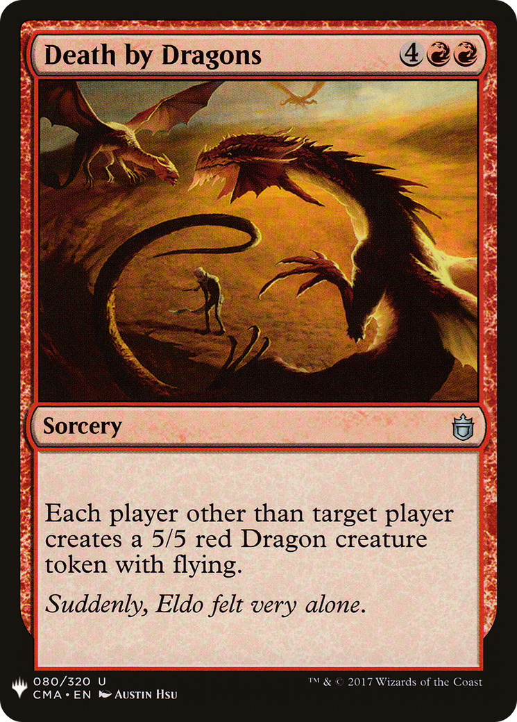 Death by Dragons (MB1-899) - Mystery Booster - Premium MTG Single from Wizards of the Coast - Just $0.08! Shop now at Game Crave Tournament Store