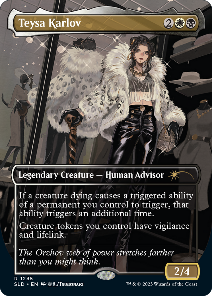 Teysa Karlov (SLD-1235) - Secret Lair Drop (Borderless) - Premium MTG Single from Wizards of the Coast - Just $12.29! Shop now at Game Crave Tournament Store