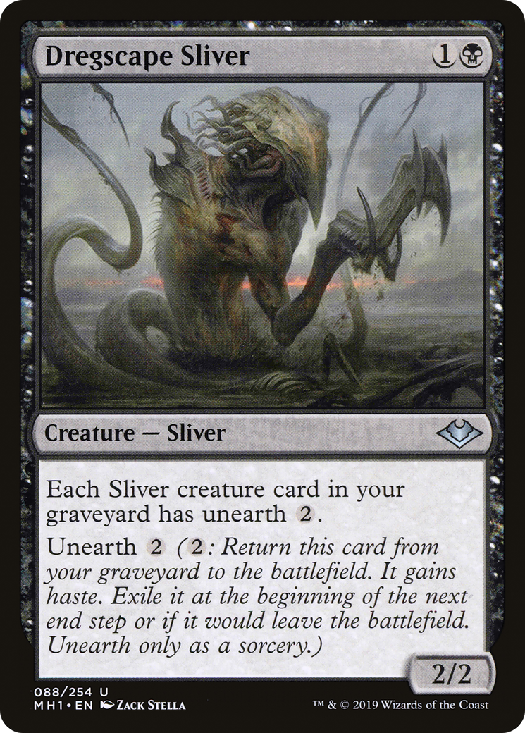 Dregscape Sliver (MH1-088) - Modern Horizons Foil - Premium MTG Single from Wizards of the Coast - Just $4.57! Shop now at Game Crave Tournament Store