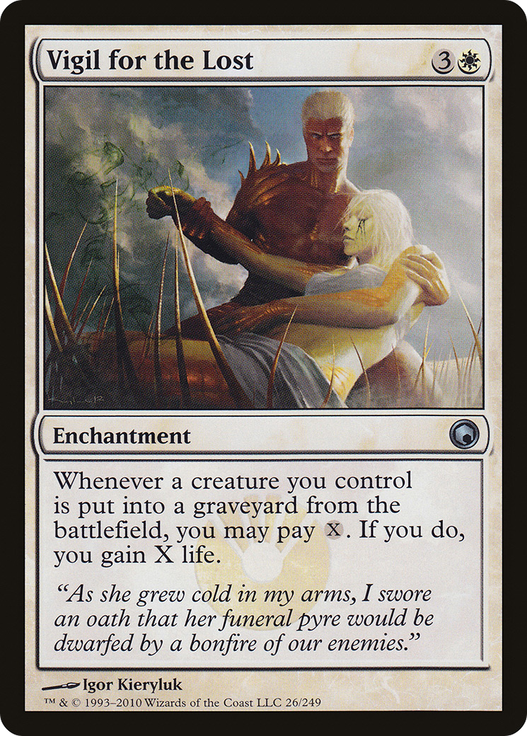 Vigil for the Lost (SOM-026) - Scars of Mirrodin - Premium MTG Single from Wizards of the Coast - Just $0.25! Shop now at Game Crave Tournament Store