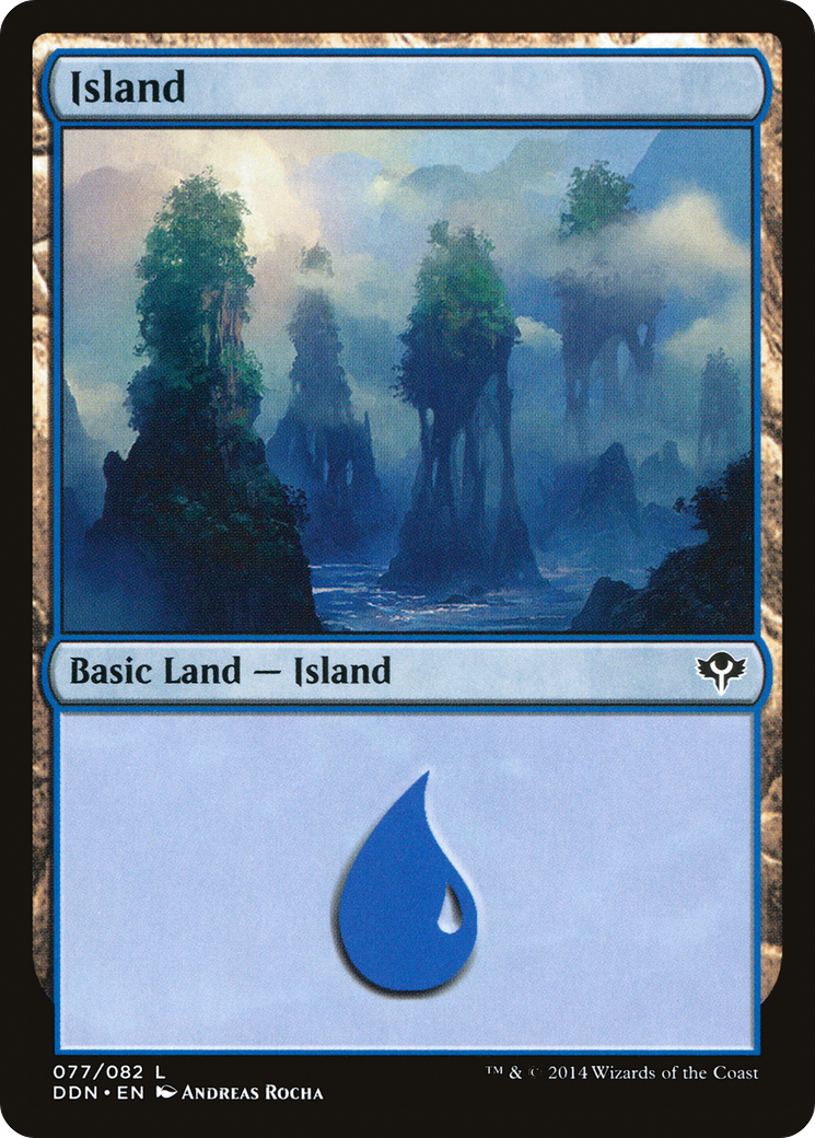 Island (DDN-077) - Duel Decks: Speed vs. Cunning - Premium MTG Single from Wizards of the Coast - Just $0.08! Shop now at Game Crave Tournament Store