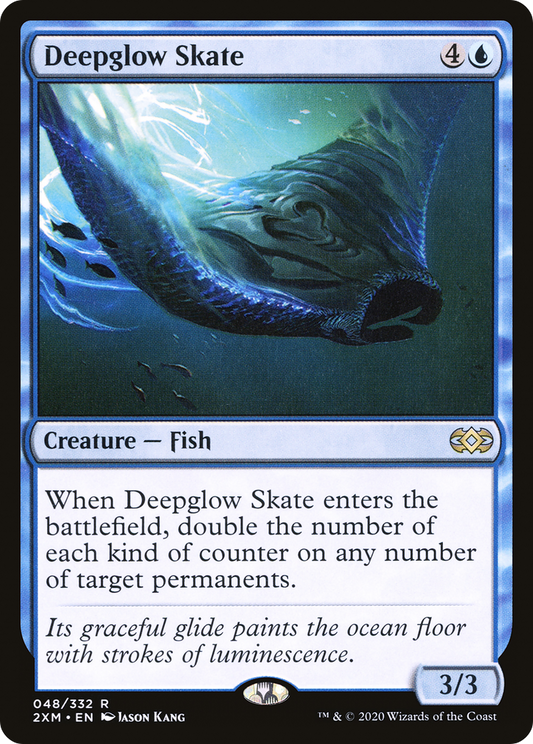 Deepglow Skate (2XM-048) - Double Masters Foil - Premium MTG Single from Wizards of the Coast - Just $2.22! Shop now at Game Crave Tournament Store