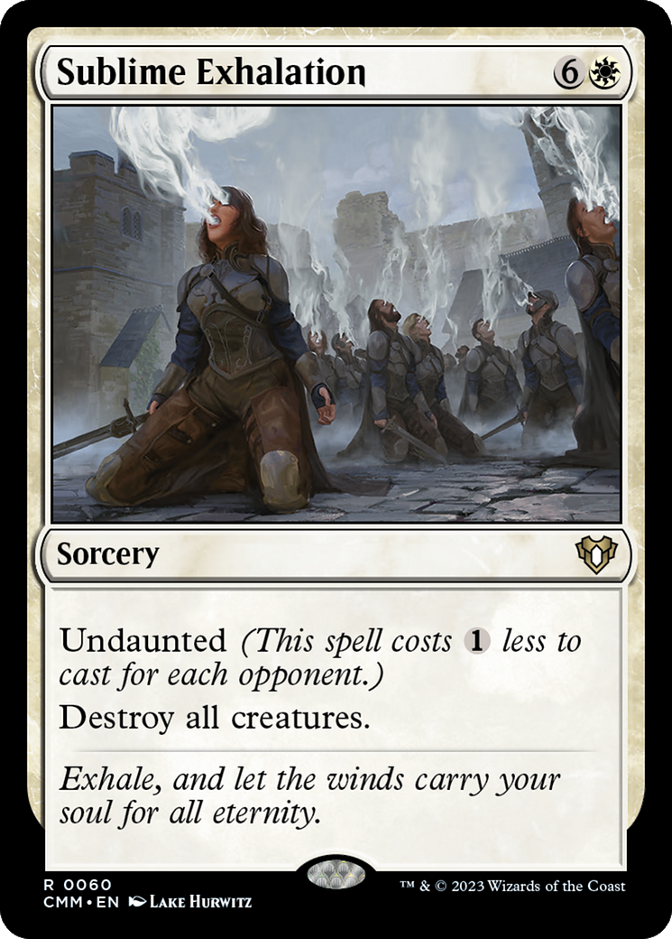 Sublime Exhalation (CMM-060) - Commander Masters - Premium MTG Single from Wizards of the Coast - Just $0.25! Shop now at Game Crave Tournament Store