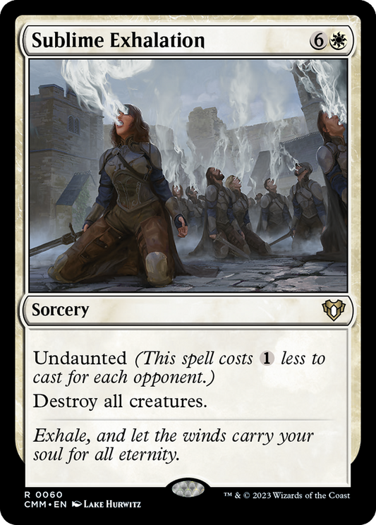 Sublime Exhalation (CMM-060) - Commander Masters - Premium MTG Single from Wizards of the Coast - Just $0.25! Shop now at Game Crave Tournament Store