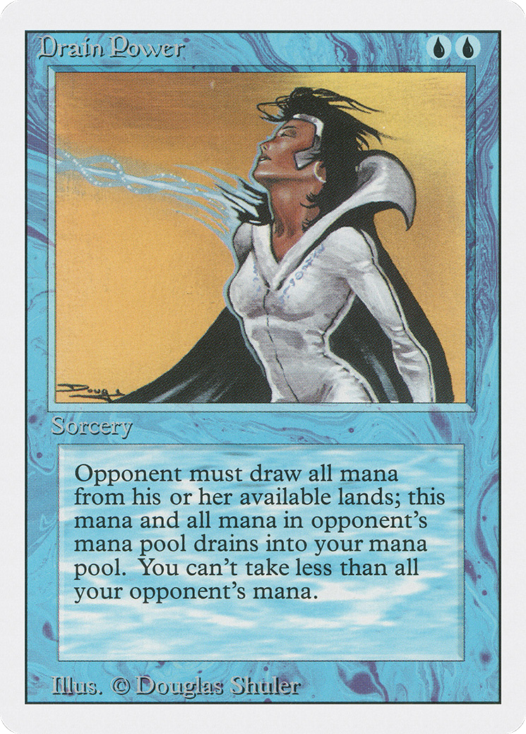 Drain Power (3ED-056) - Revised Edition - Premium MTG Single from Wizards of the Coast - Just $0.61! Shop now at Game Crave Tournament Store
