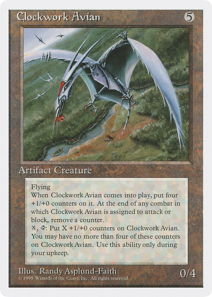 Clockwork Avian (4ED-306) - Fourth Edition - Premium MTG Single from Wizards of the Coast - Just $0.26! Shop now at Game Crave Tournament Store