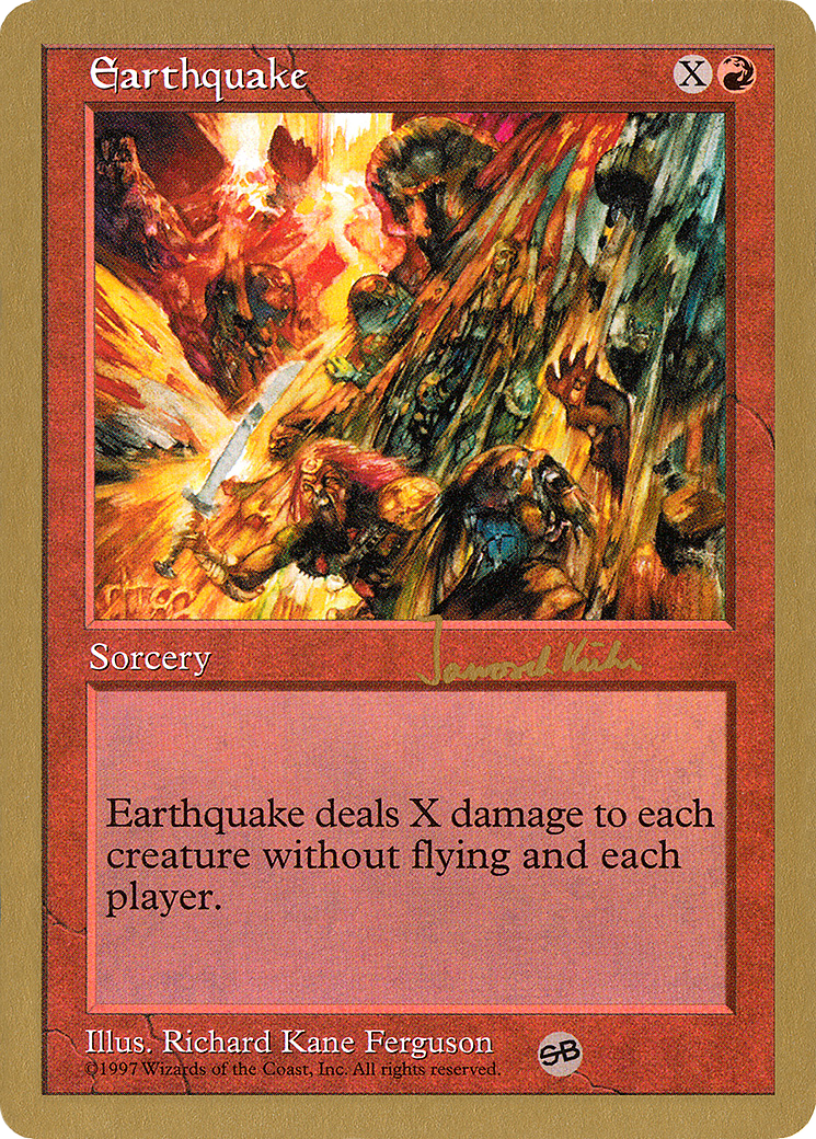Earthquake (WC97-JK223SB) - World Championship Decks 1997 - Premium MTG Single from Wizards of the Coast - Just $0.28! Shop now at Game Crave Tournament Store