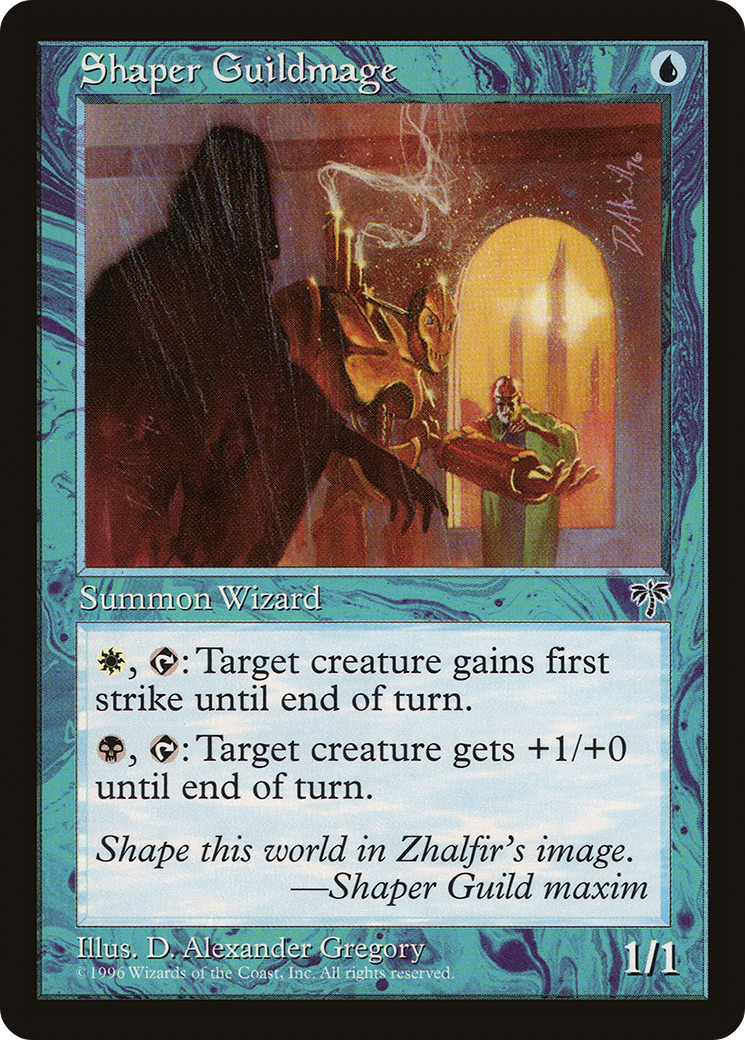 Shaper Guildmage (MIR-091) - Mirage - Premium MTG Single from Wizards of the Coast - Just $0.25! Shop now at Game Crave Tournament Store