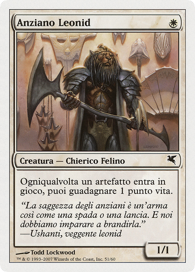 Leonin Elder (PSAL-L51) - Salvat 2005 - Premium MTG Single from Wizards of the Coast - Just $0! Shop now at Game Crave Tournament Store