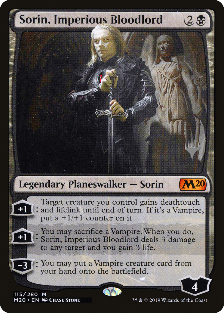Sorin, Imperious Bloodlord (PM20-115P) - Core Set 2020 Promos - Premium MTG Single from Wizards of the Coast - Just $9.34! Shop now at Game Crave Tournament Store