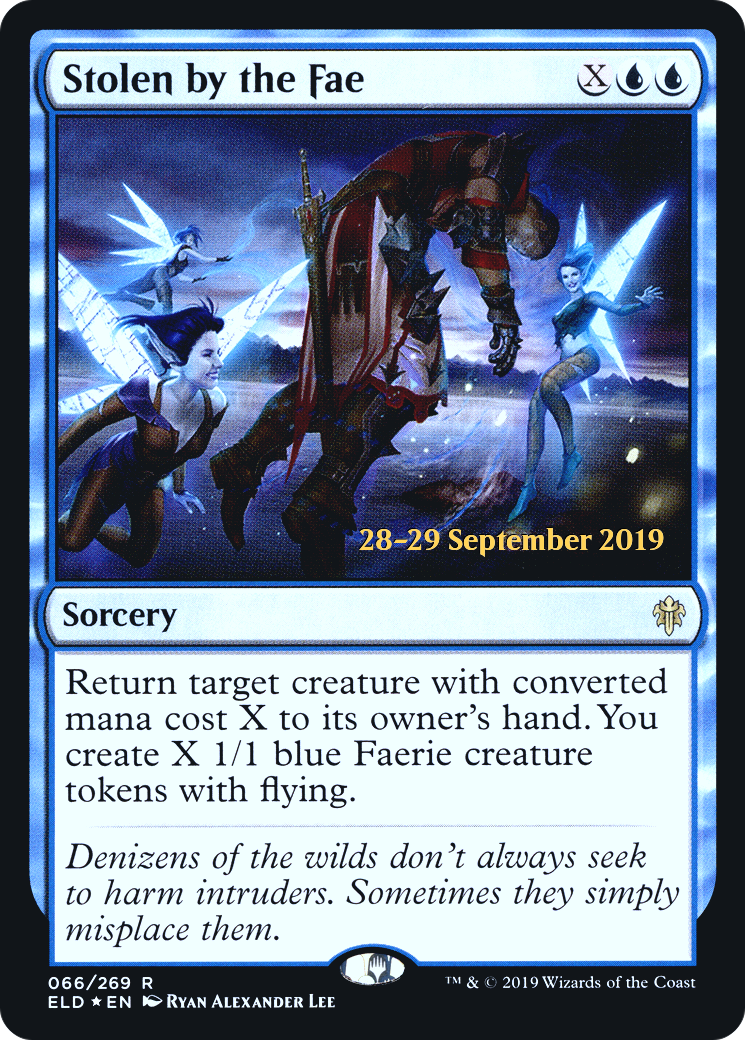 Stolen by the Fae (PELD-66S) - Throne of Eldraine Promos Foil - Premium MTG Single from Wizards of the Coast - Just $0.16! Shop now at Game Crave Tournament Store