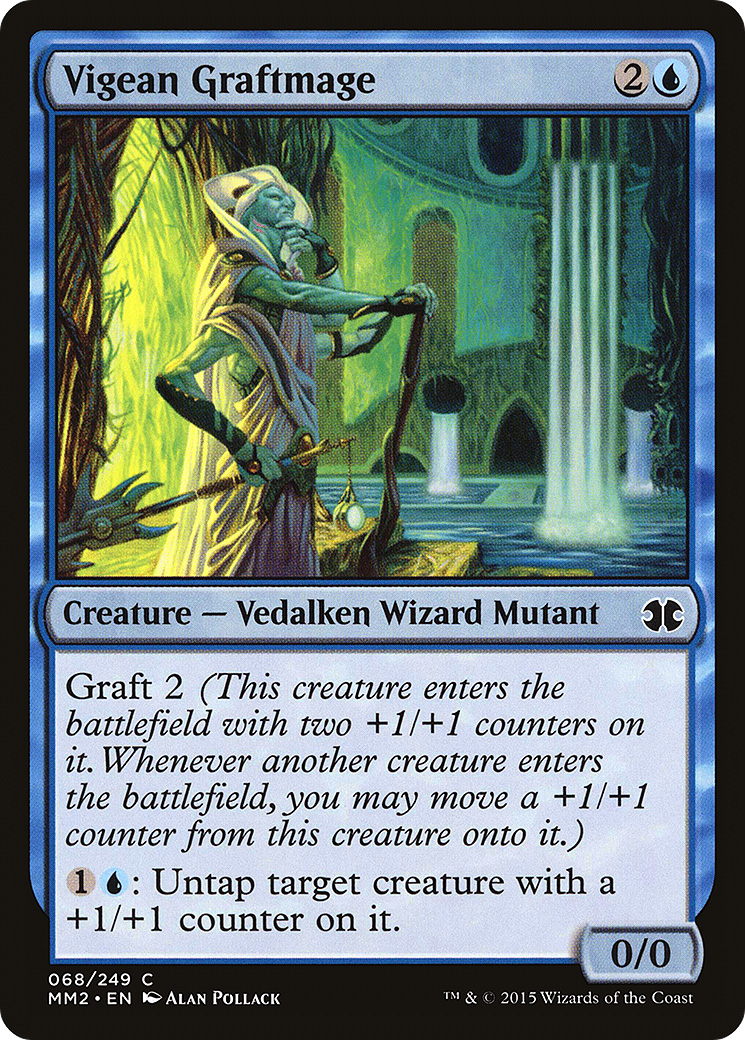 Vigean Graftmage (MM2-068) - Modern Masters 2015 - Premium MTG Single from Wizards of the Coast - Just $0.08! Shop now at Game Crave Tournament Store
