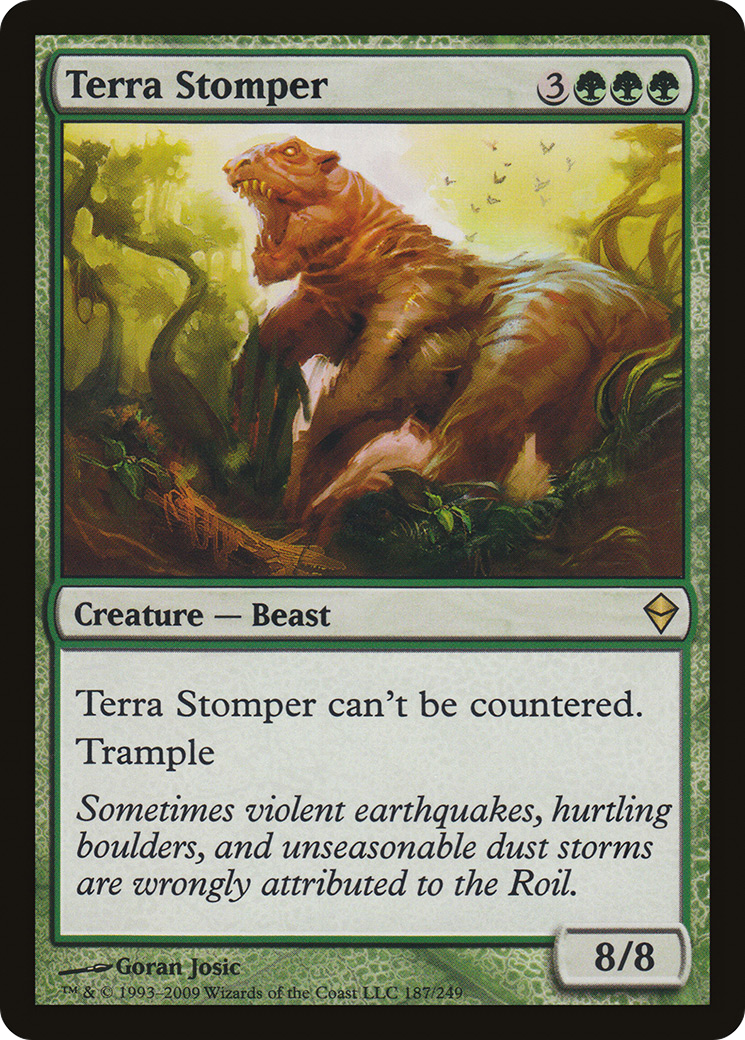 Terra Stomper (ZEN-187) - Zendikar Foil - Premium MTG Single from Wizards of the Coast - Just $0.21! Shop now at Game Crave Tournament Store