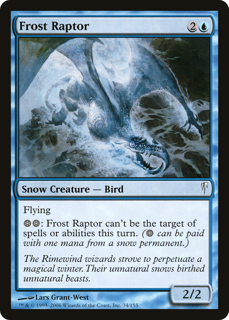 Frost Raptor (CSP-034) - Coldsnap Foil - Premium MTG Single from Wizards of the Coast - Just $0.29! Shop now at Game Crave Tournament Store