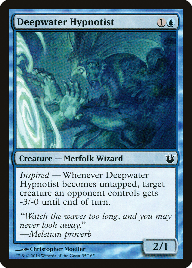 Deepwater Hypnotist (BNG-035) - Born of the Gods Foil - Premium MTG Single from Wizards of the Coast - Just $0.08! Shop now at Game Crave Tournament Store