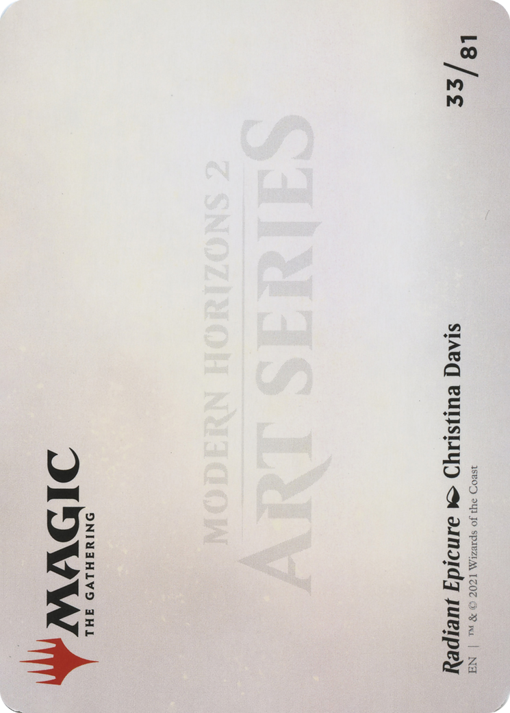 Radiant Epicure // Radiant Epicure (AMH2-033) - Modern Horizons 2 Art Series (Borderless) - Premium MTG Single from Wizards of the Coast - Just $0! Shop now at Game Crave Tournament Store
