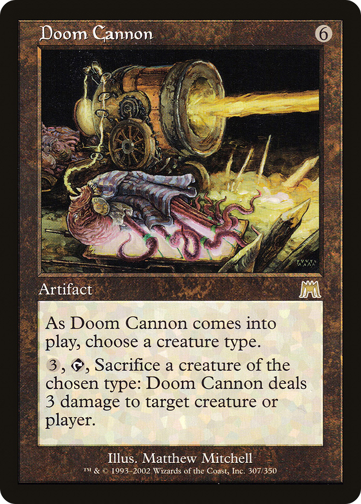 Doom Cannon (ONS-307) - Onslaught - Premium MTG Single from Wizards of the Coast - Just $0.08! Shop now at Game Crave Tournament Store