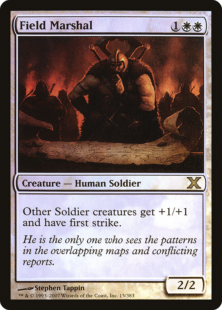 Field Marshal (10E-15★) - Tenth Edition Foil - Premium MTG Single from Wizards of the Coast - Just $3.44! Shop now at Game Crave Tournament Store