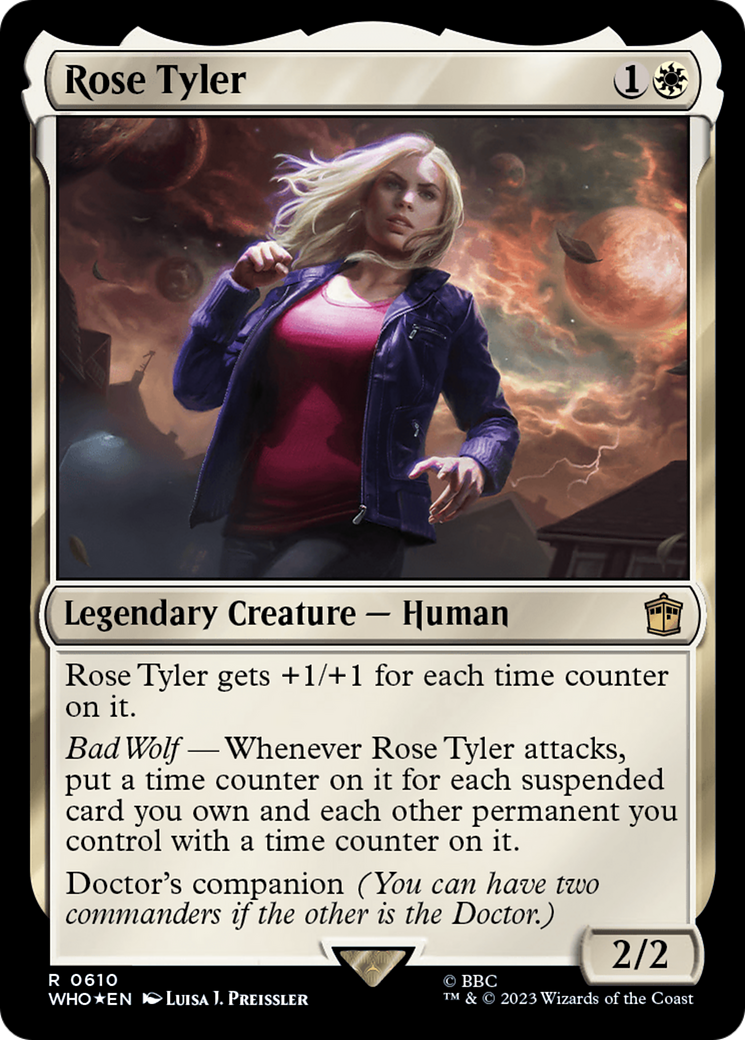 Rose Tyler (WHO-610) - Doctor Who Foil - Premium MTG Single from Wizards of the Coast - Just $0.19! Shop now at Game Crave Tournament Store