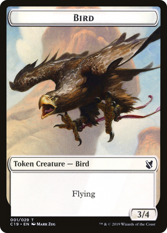 Bird (TC19-001) - Commander 2019 Tokens - Premium MTG Single from Wizards of the Coast - Just $0! Shop now at Game Crave Tournament Store