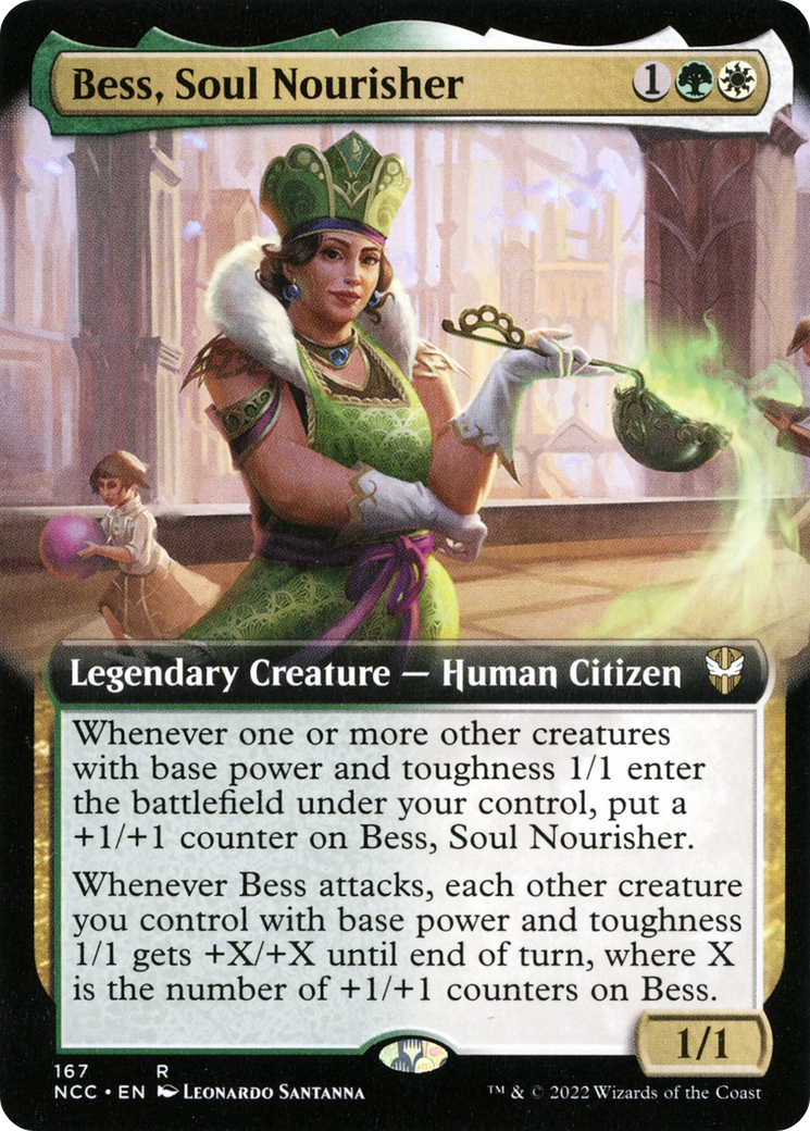 Bess, Soul Nourisher (NCC-167) - New Capenna Commander: (Extended Art) - Premium MTG Single from Wizards of the Coast - Just $0.65! Shop now at Game Crave Tournament Store