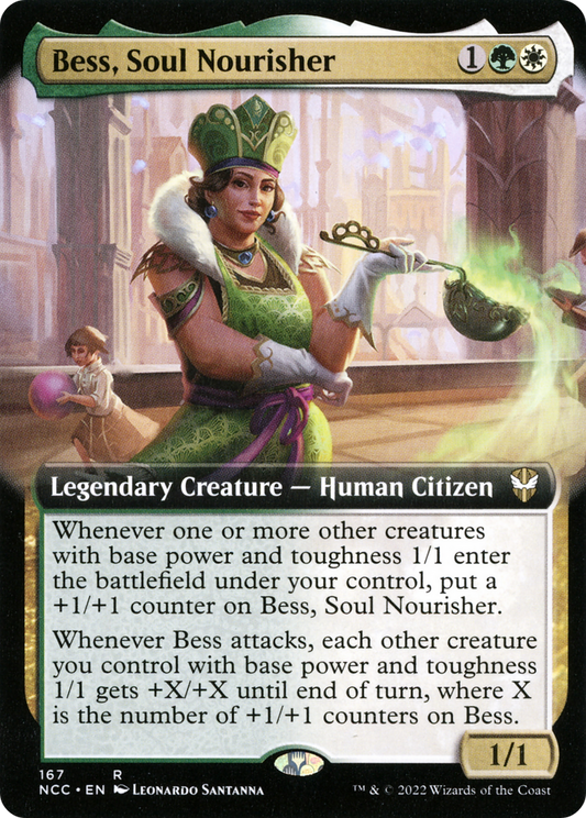 Bess, Soul Nourisher (NCC-167) - New Capenna Commander: (Extended Art) - Premium MTG Single from Wizards of the Coast - Just $0.65! Shop now at Game Crave Tournament Store