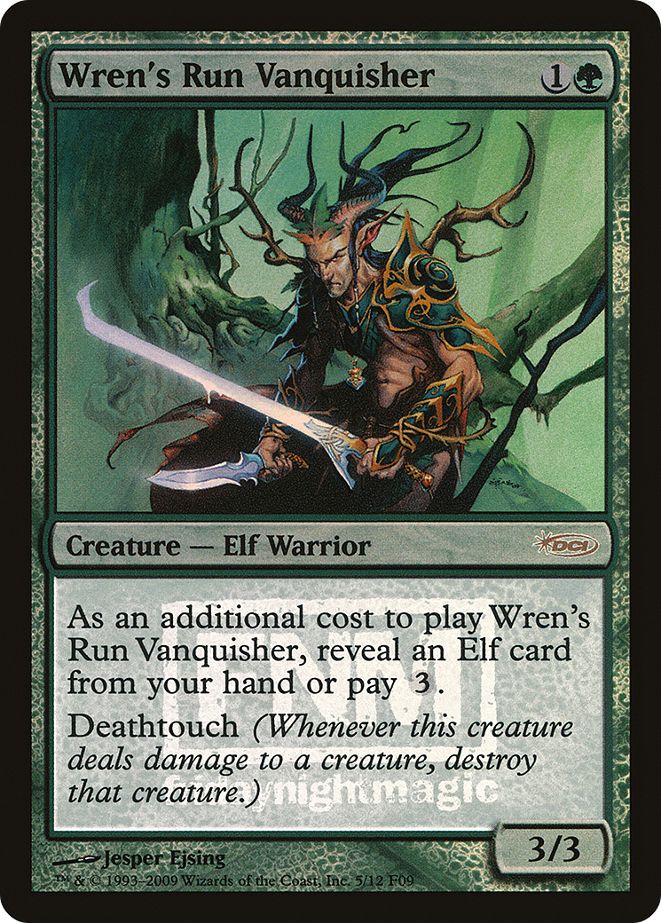 Wren's Run Vanquisher (F09-005) - Friday Night Magic 2009 Foil - Premium MTG Single from Wizards of the Coast - Just $0.38! Shop now at Game Crave Tournament Store