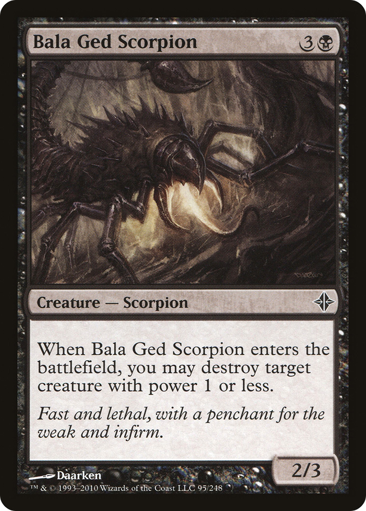 Bala Ged Scorpion (ROE-095) - Rise of the Eldrazi - Premium MTG Single from Wizards of the Coast - Just $0.08! Shop now at Game Crave Tournament Store