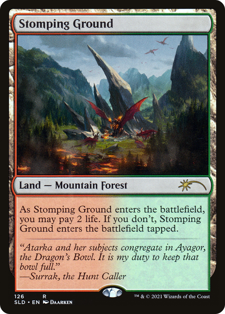 Stomping Ground (SLD-126) - Secret Lair Drop - Premium MTG Single from Wizards of the Coast - Just $3.34! Shop now at Game Crave Tournament Store