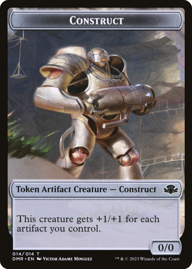 Construct (TDMR-014) - Dominaria Remastered Tokens Foil - Premium MTG Single from Wizards of the Coast - Just $0! Shop now at Game Crave Tournament Store