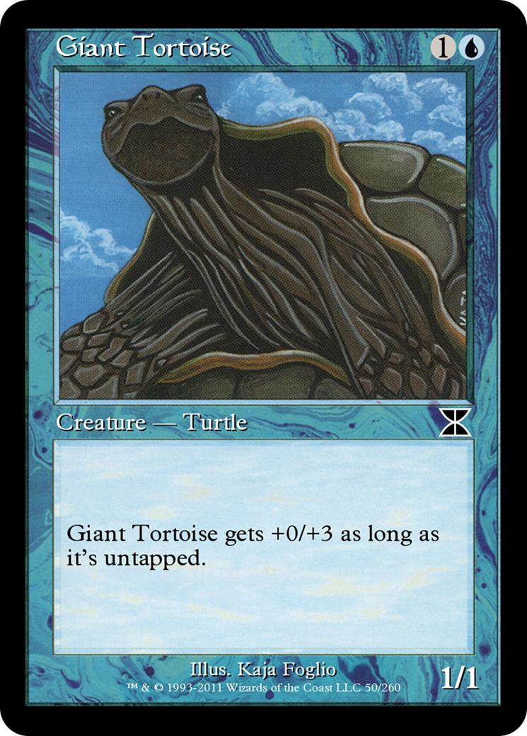 Giant Tortoise (ME4-050) - Masters Edition IV - Premium MTG Single from Wizards of the Coast - Just $0! Shop now at Game Crave Tournament Store