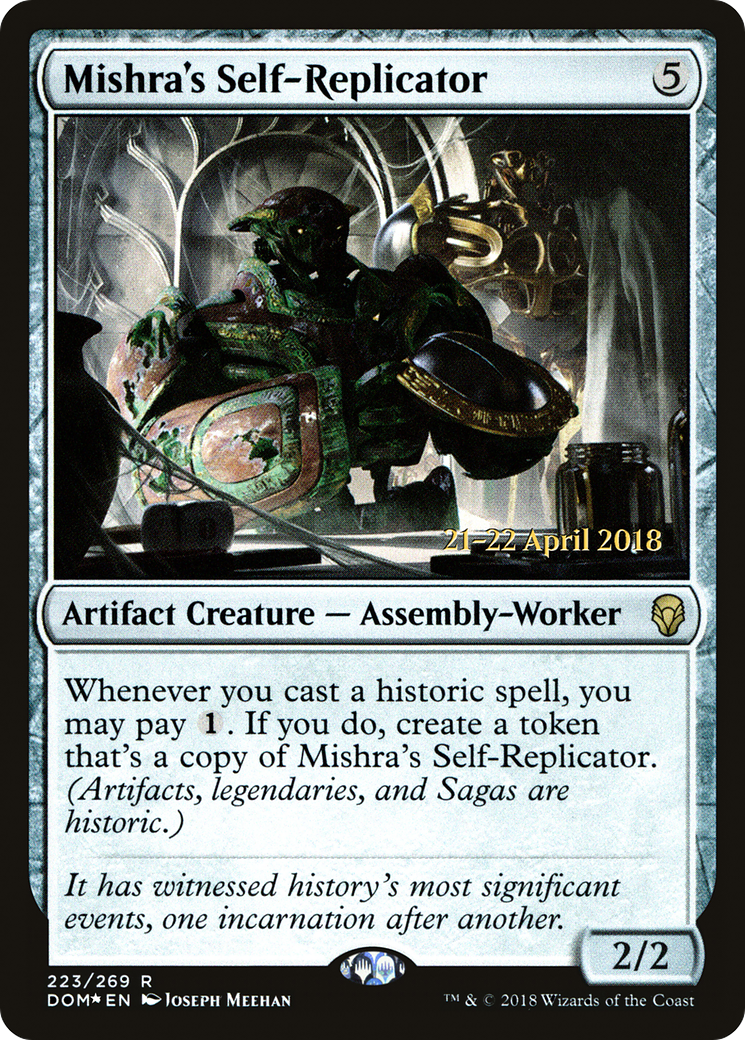 Mishra's Self-Replicator (PDOM-223S) - Dominaria Promos Foil - Premium MTG Single from Wizards of the Coast - Just $0.22! Shop now at Game Crave Tournament Store