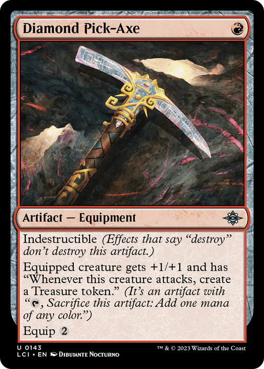 Diamond Pick-Axe (LCI-143) - The Lost Caverns of Ixalan Foil - Premium MTG Single from Wizards of the Coast - Just $0.27! Shop now at Game Crave Tournament Store