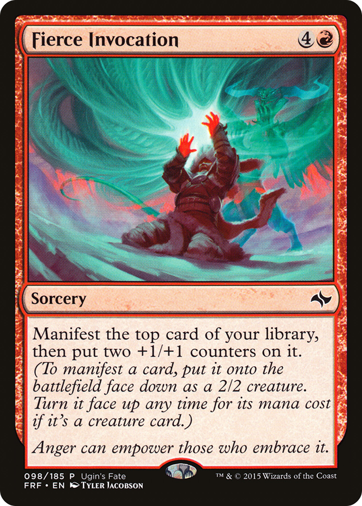 Fierce Invocation (UGIN-098) - Ugin's Fate - Premium MTG Single from Wizards of the Coast - Just $0.08! Shop now at Game Crave Tournament Store