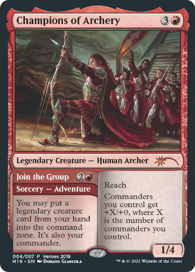 Champions of Archery // Join the Group (HTR19-004) - 2019 Heroes of the Realm Foil - Premium MTG Single from Wizards of the Coast - Just $0! Shop now at Game Crave Tournament Store