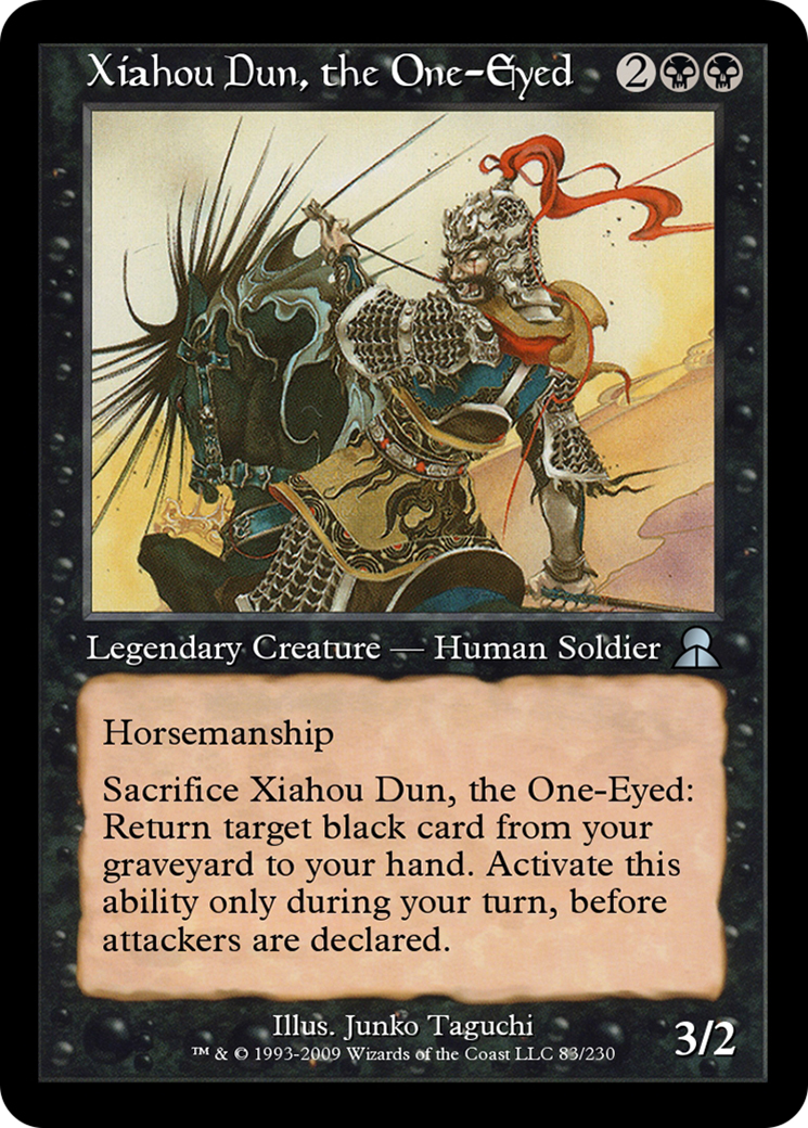 Xiahou Dun, the One-Eyed (ME3-083) - Masters Edition III - Premium MTG Single from Wizards of the Coast - Just $0! Shop now at Game Crave Tournament Store