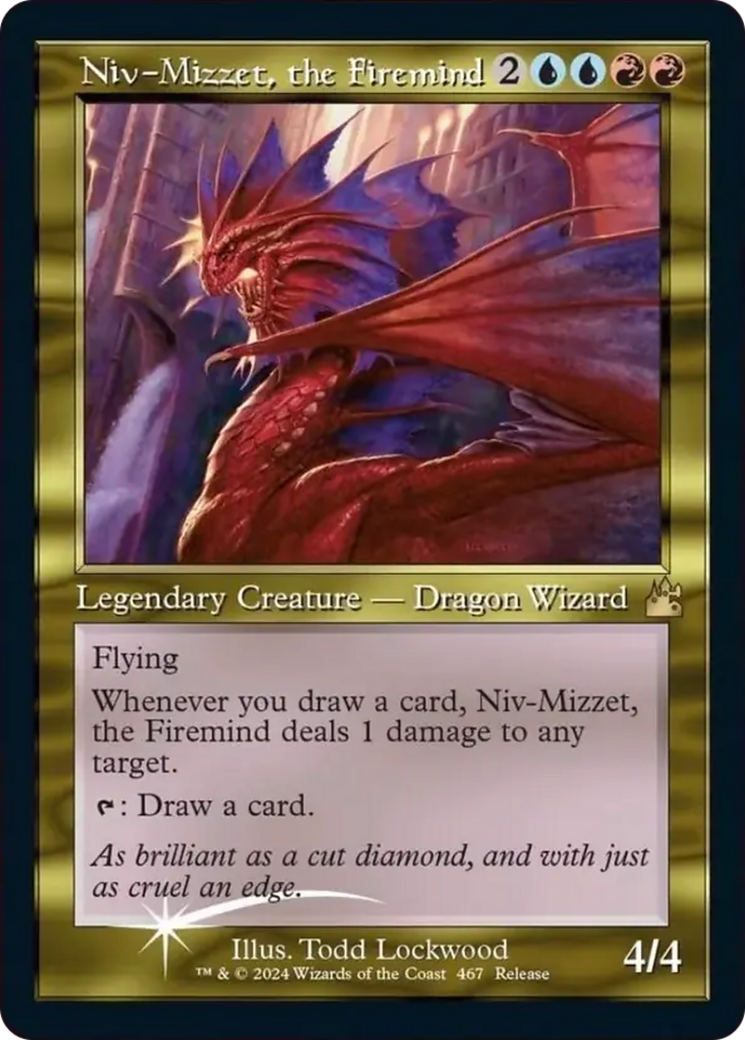 Niv-Mizzet, the Firemind (RVR-467) - Ravnica Remastered Foil - Premium MTG Single from Wizards of the Coast - Just $0.16! Shop now at Game Crave Tournament Store