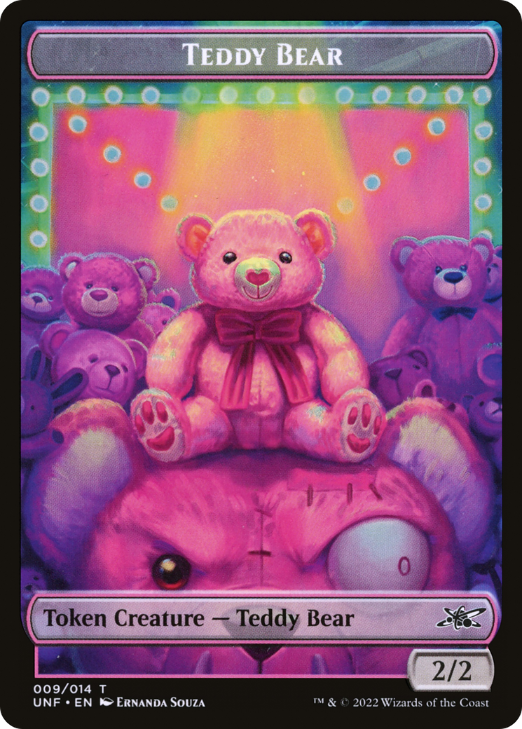 Teddy Bear (TUNF-009) - Unfinity Tokens Foil - Premium MTG Single from Wizards of the Coast - Just $0.08! Shop now at Game Crave Tournament Store