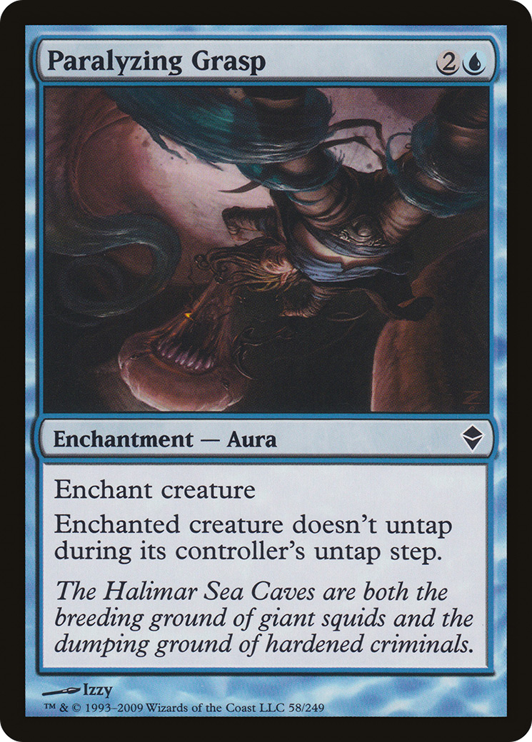 Paralyzing Grasp (ZEN-058) - Zendikar - Premium MTG Single from Wizards of the Coast - Just $0.08! Shop now at Game Crave Tournament Store