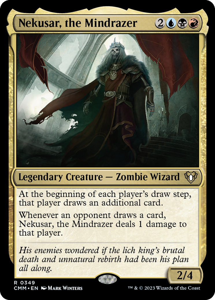 Nekusar, the Mindrazer (CMM-349) - Commander Masters Foil - Premium MTG Single from Wizards of the Coast - Just $0.59! Shop now at Game Crave Tournament Store