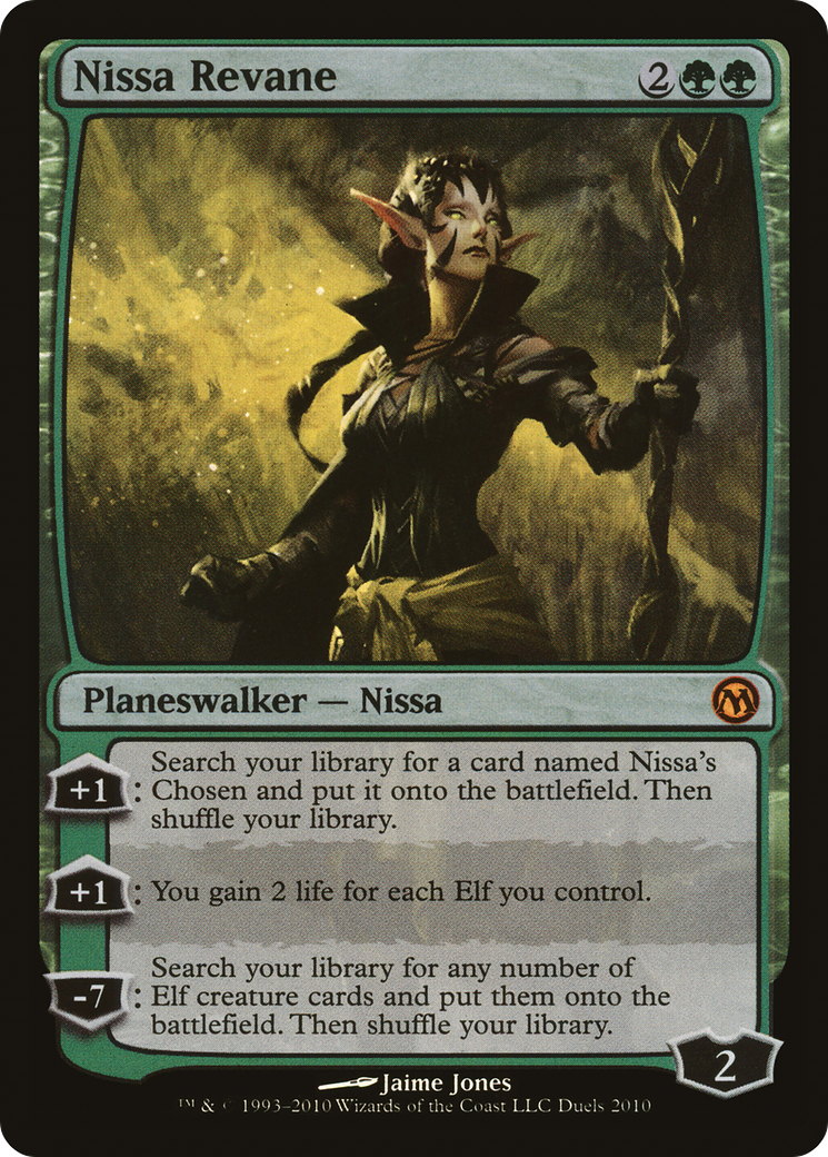 Nissa Revane (PDP10-002) - Duels of the Planeswalkers 2010 Promos  Foil - Premium MTG Single from Wizards of the Coast - Just $5.40! Shop now at Game Crave Tournament Store