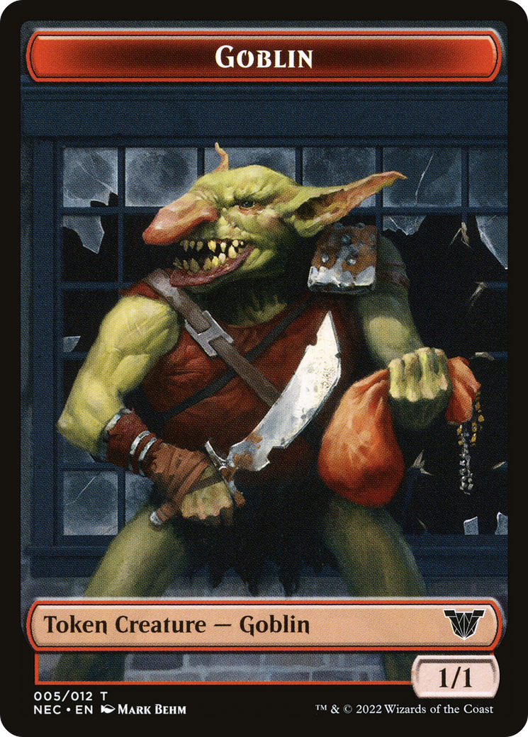 Goblin (TNEC-005) - Neon Dynasty Commander Tokens Foil - Premium MTG Single from Wizards of the Coast - Just $0! Shop now at Game Crave Tournament Store