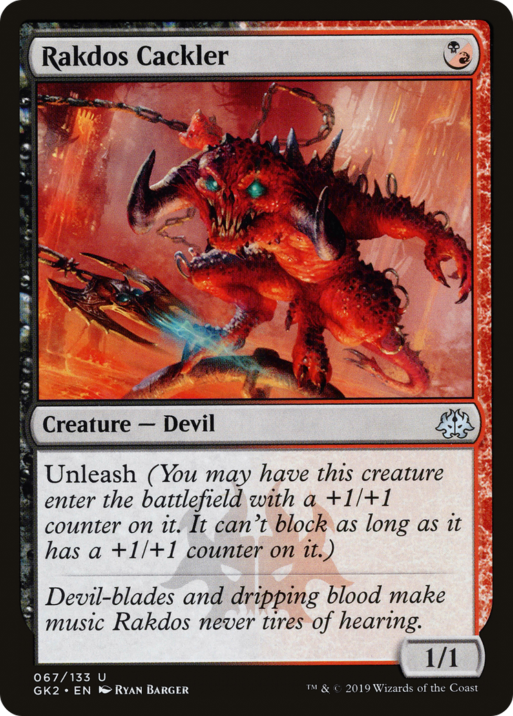 Rakdos Cackler (GK2-067) - RNA Guild Kit - Premium MTG Single from Wizards of the Coast - Just $0.08! Shop now at Game Crave Tournament Store