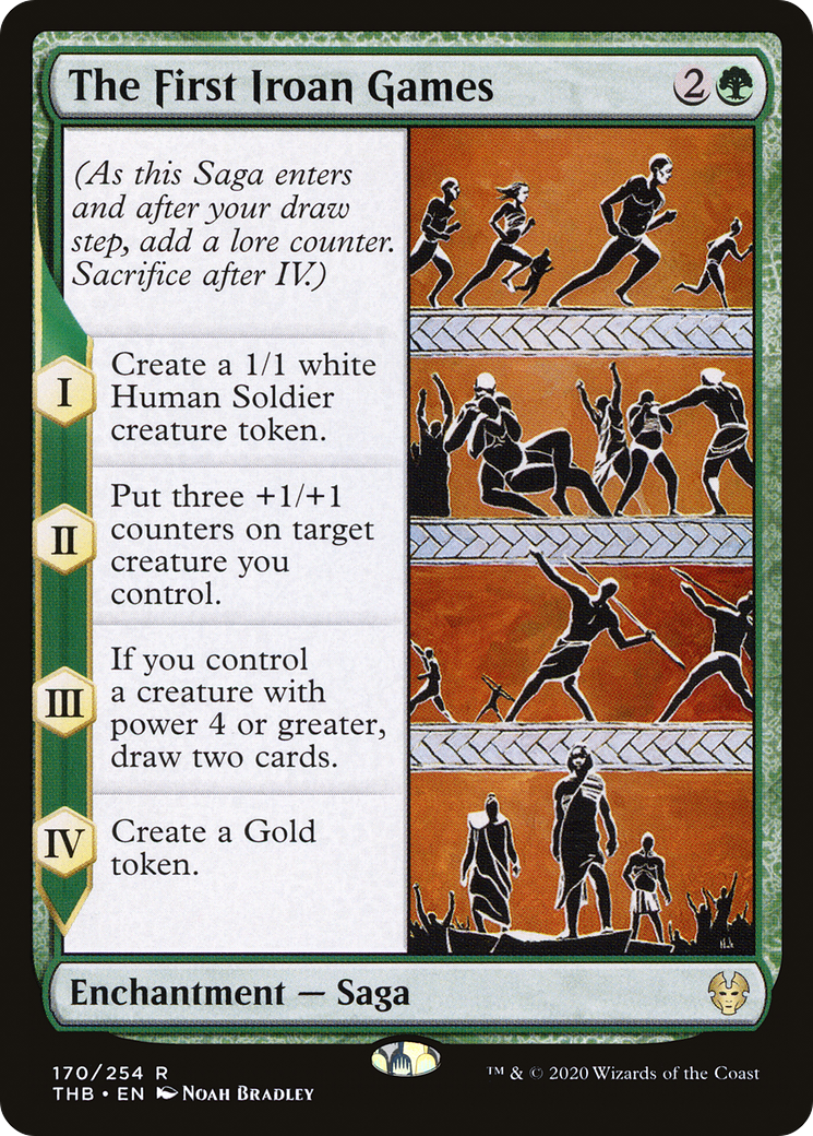 The First Iroan Games (THB-170) - Theros Beyond Death Foil - Premium MTG Single from Wizards of the Coast - Just $0.10! Shop now at Game Crave Tournament Store