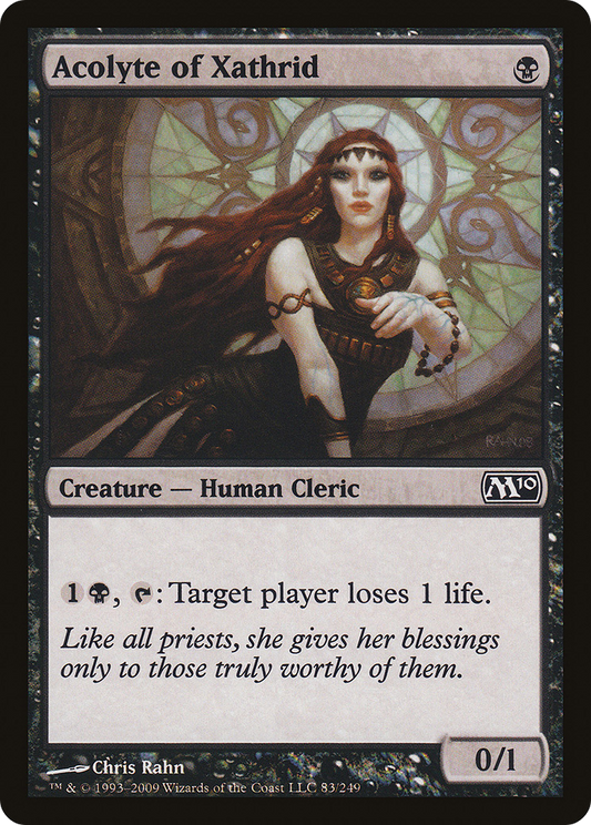 Acolyte of Xathrid (M10-083) - Magic 2010 Foil - Premium MTG Single from Wizards of the Coast - Just $0.28! Shop now at Game Crave Tournament Store
