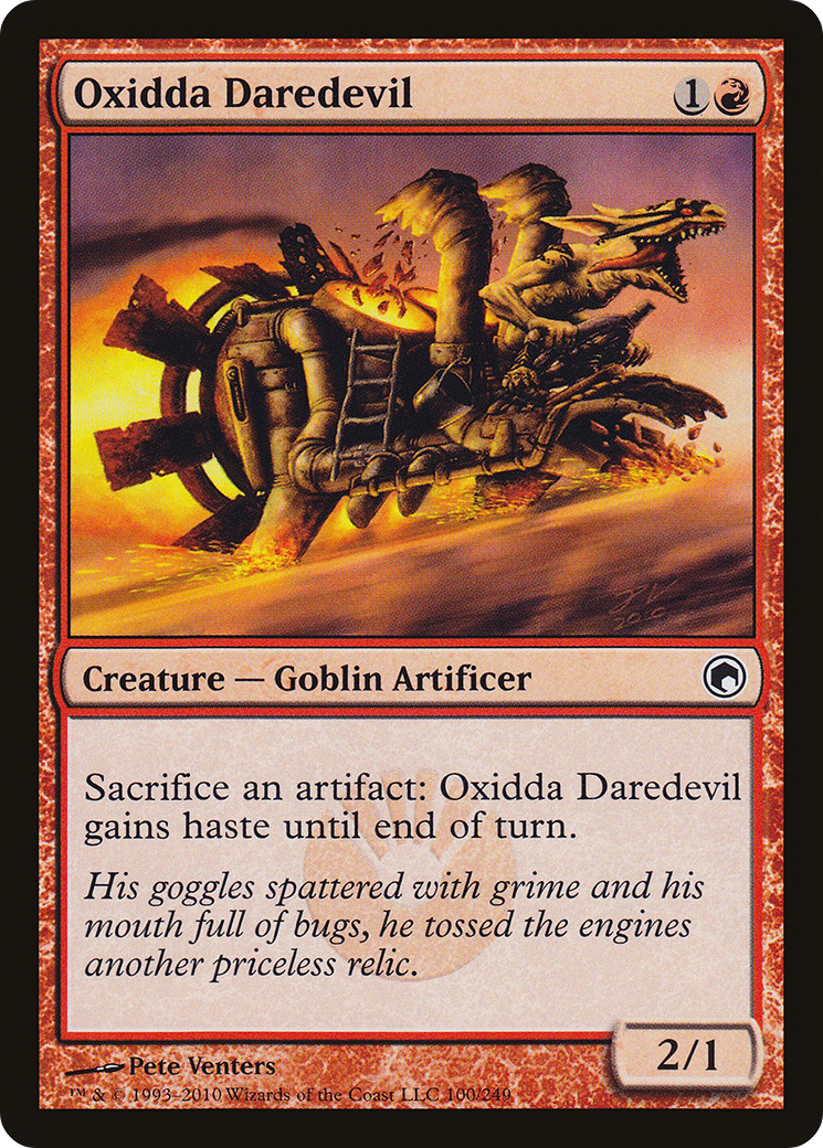 Oxidda Daredevil (SOM-100) - Scars of Mirrodin - Premium MTG Single from Wizards of the Coast - Just $0.08! Shop now at Game Crave Tournament Store