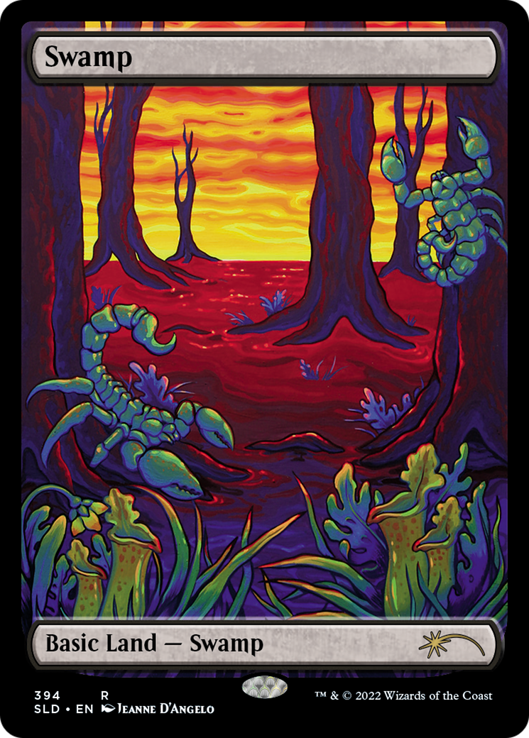 Swamp (SLD-394) - Secret Lair Drop Foil - Premium MTG Single from Wizards of the Coast - Just $4.48! Shop now at Game Crave Tournament Store
