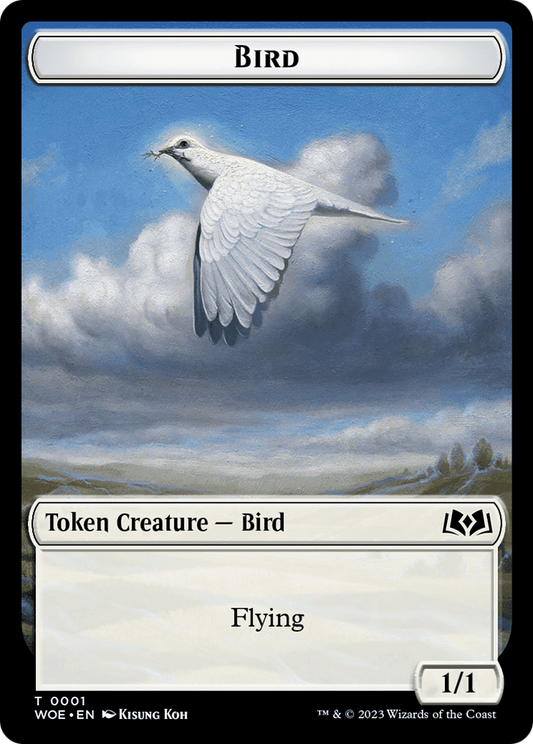 Bird (TWOE-001) - Wilds of Eldraine Tokens Foil - Premium MTG Single from Wizards of the Coast - Just $0! Shop now at Game Crave Tournament Store