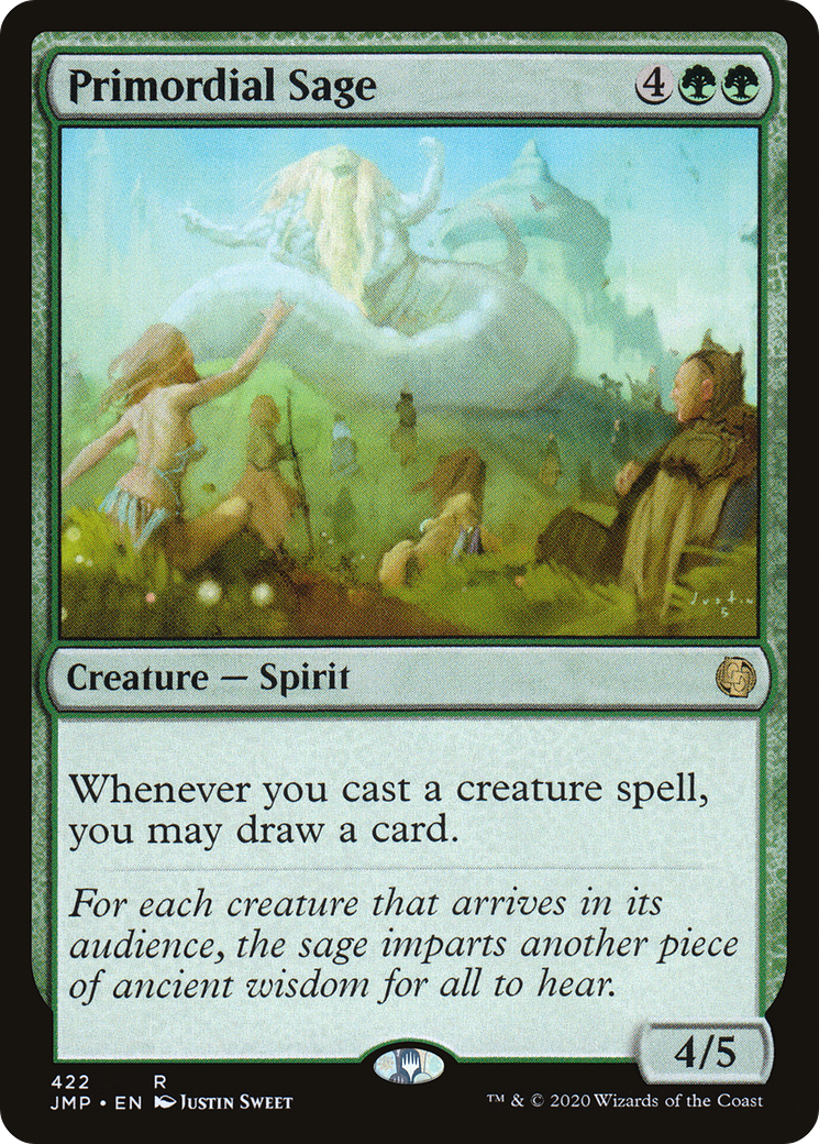 Primordial Sage (JMP-422) - Jumpstart - Premium MTG Single from Wizards of the Coast - Just $0.38! Shop now at Game Crave Tournament Store